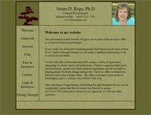 Tablet Screenshot of drsusanrego.com